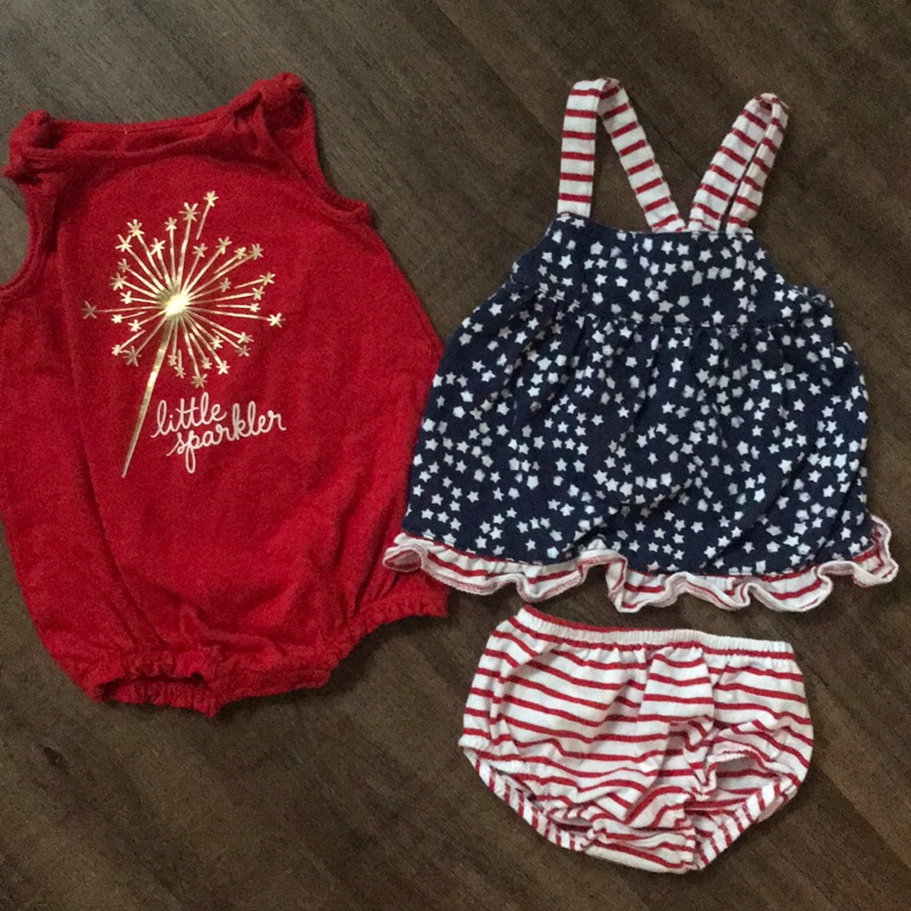 Cat & Jack 4th of July outfits